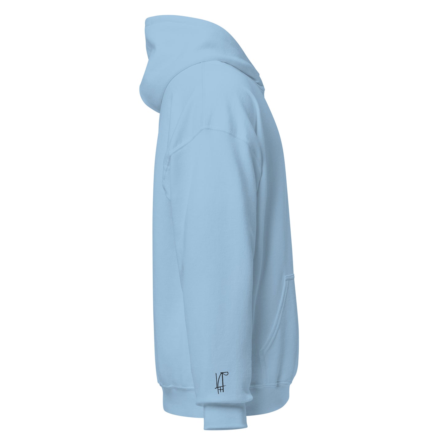 PAML25- Sudadera Capucha Unisex Azul/Rosa/Blanca I LOVE PÁDEL Bordado